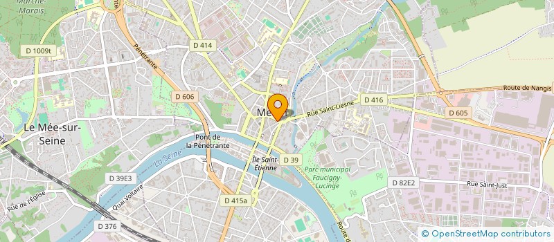 localisation de l'entreprise ALLIANCES ASSURANCES à MELUN