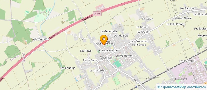 localisation de l'entreprise ALLIANCES ENERGIE CONFORT à CHAINGY
