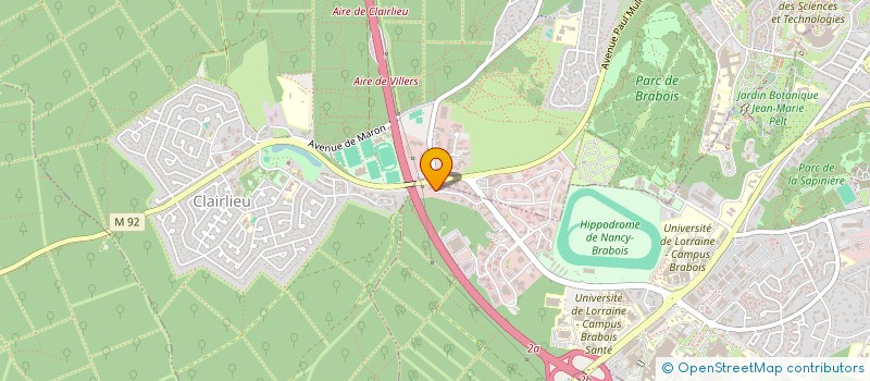 localisation de l'entreprise ALLIANCES FORMATION  VANDUVRE-LES-NANCY