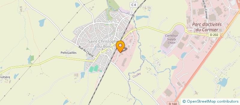 localisation de l'entreprise ALLIANCHENE  SAINT-CHRISTOPHE-DU-BOIS