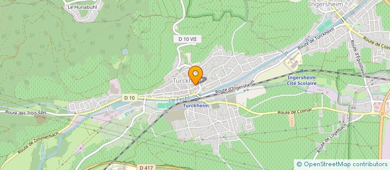 localisation de l'entreprise ALLIANCIA SOLUTIONS  TURCKHEIM