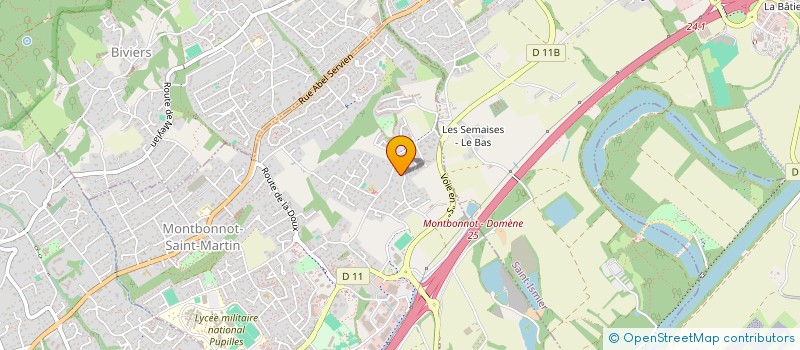 localisation de l'entreprise ALLIANS TAXIS à MONTBONNOT-SAINT-MARTIN