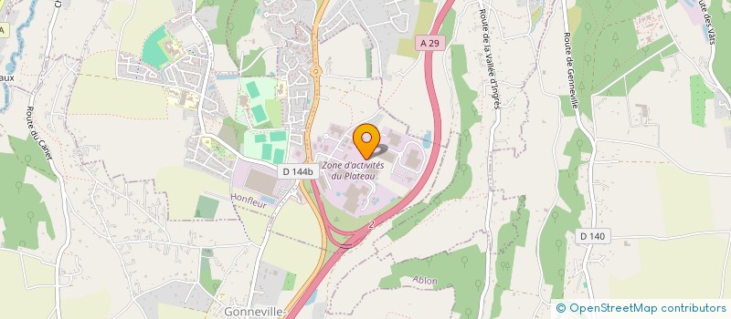 localisation de l'entreprise ALLIANSYS  HONFLEUR