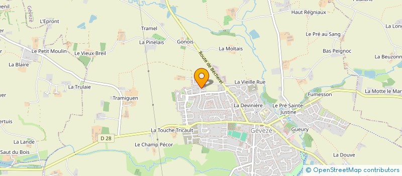 localisation de l'entreprise ALLIANTEC GROSSISTE STORE  GEVEZE