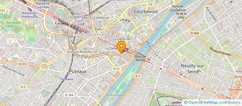 localisation de l'entreprise ALLIANZ AGENCES à PUTEAUX