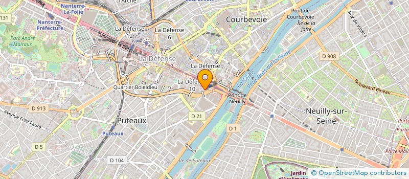 localisation de l'entreprise ALLIANZ VIE à PUTEAUX