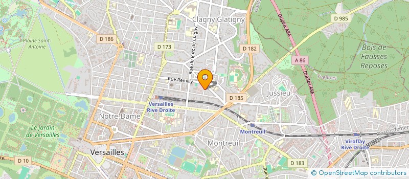localisation de l'entreprise ALLIBERT PAYSAGE à VERSAILLES