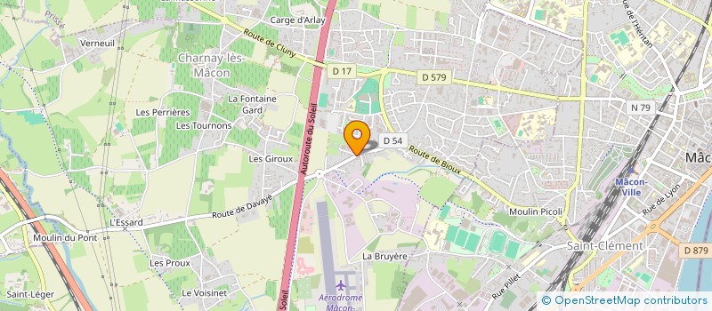 localisation de l'entreprise ALLICE  CHARNAY-LES-MACON