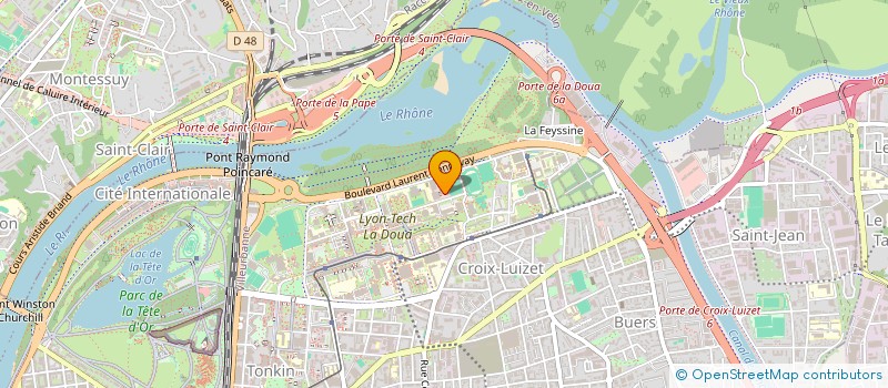 localisation de l'entreprise ALLICE  VILLEURBANNE