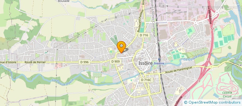 localisation de l'entreprise ALLIDOME  ISSOIRE