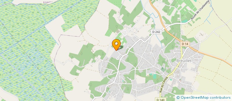 localisation de l'entreprise ALLIE  BREUILLET