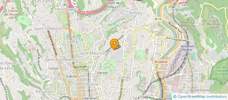 localisation de l'entreprise ALLIE.COM à NICE