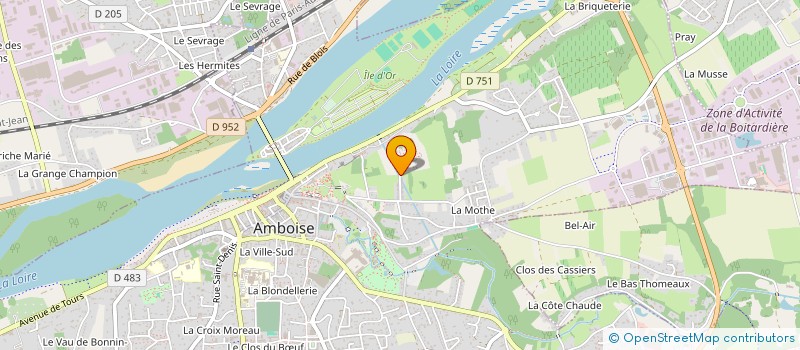 localisation de l'entreprise ALLIE SANTE  AMBOISE