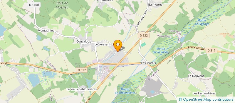 localisation de l'entreprise ALLIE VISION  SOLEYMIEU