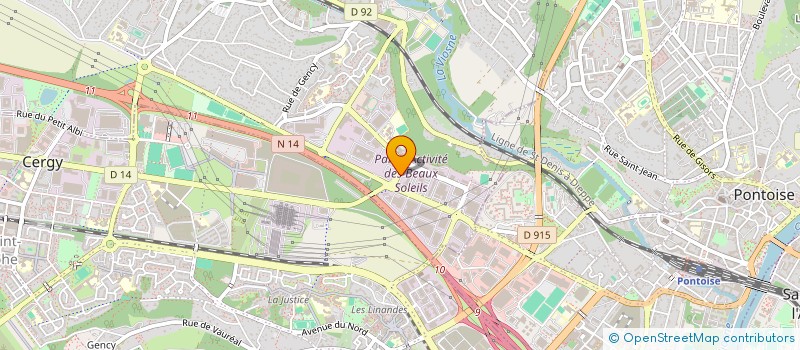 localisation de l'entreprise ALLIECO à OSNY