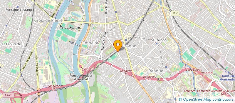 localisation de l'entreprise ALLIEN  TOULOUSE