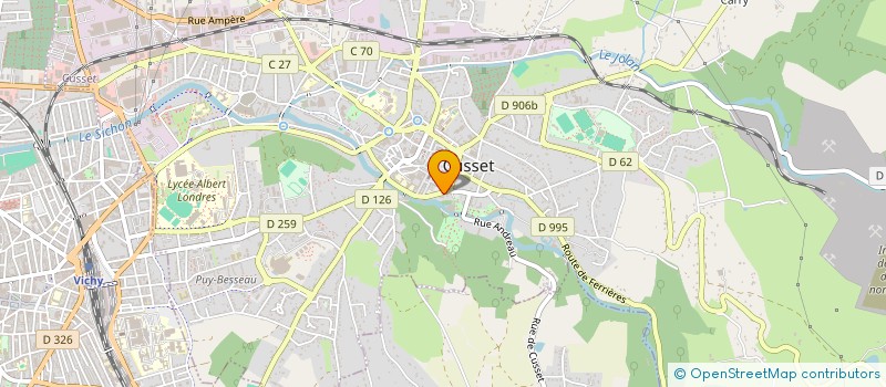 localisation de l'entreprise ALLIER BIO à CUSSET