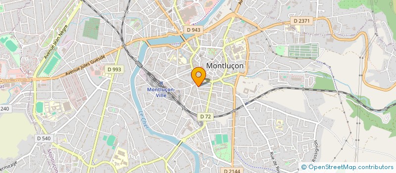 localisation de l'entreprise ALLIER CREDIT à MONTLUCON