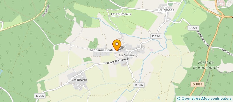 localisation de l'entreprise ALLIER DEMENAGEMENT à BRUGHEAS