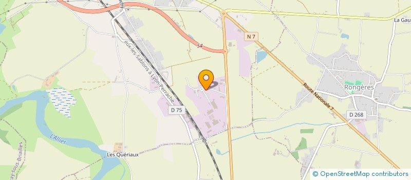 localisation de l'entreprise ALLIER ENROBE à VARENNES SUR ALLIER