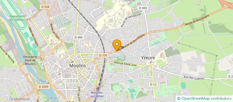 localisation de l'entreprise ALLIER EVENEMENTS à MOULINS