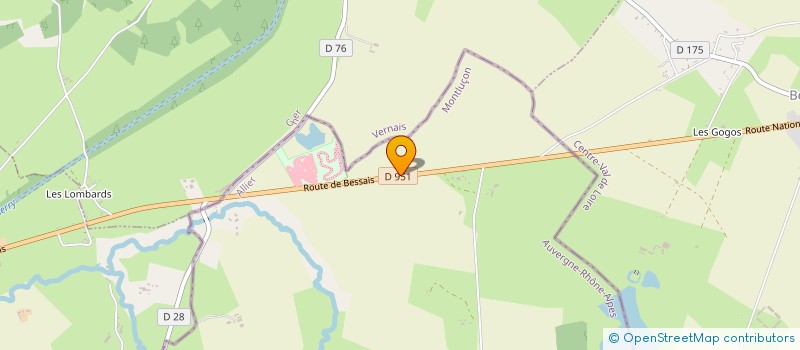 localisation de l'entreprise ALLIER PLUMES à VALIGNY
