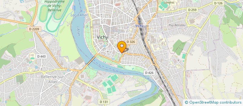 localisation de l'entreprise ALLIER PROXY SERVICES à VICHY