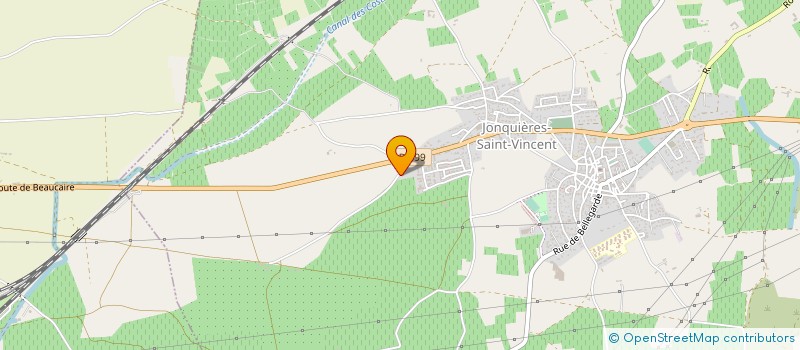 localisation de l'entreprise ALLIER - QUIOT  JONQUIERES-SAINT-VINCENT