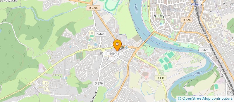 localisation de l'entreprise ALLIER SERVICES DOMICILE à BELLERIVE-SUR-ALLIER