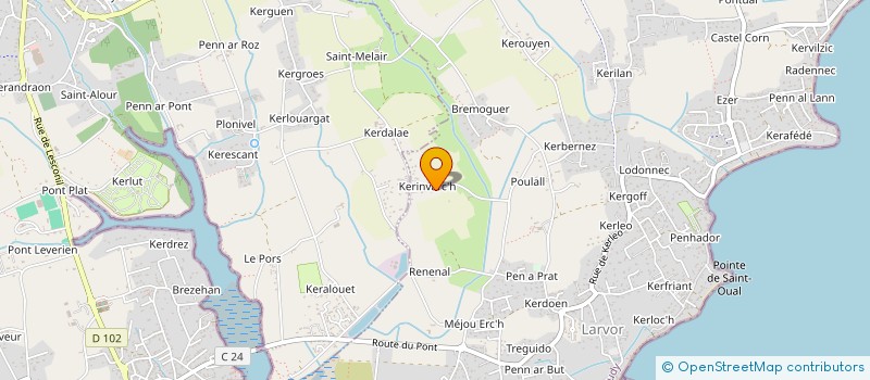 localisation de l'entreprise ALLIER SERVICES ELAGAGE  LOCTUDY