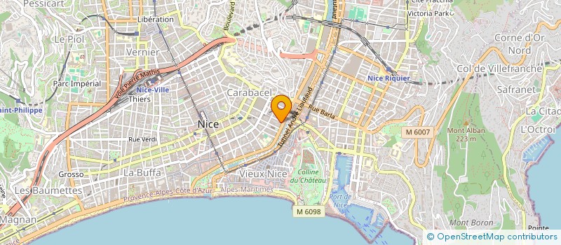 localisation de l'entreprise ALLIERI SARL  NICE