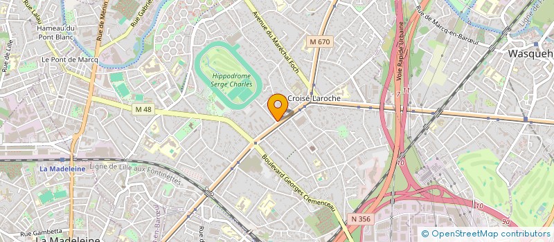 localisation de l'entreprise ALLIES AUDIT à MARCQ-EN-BARŒUL