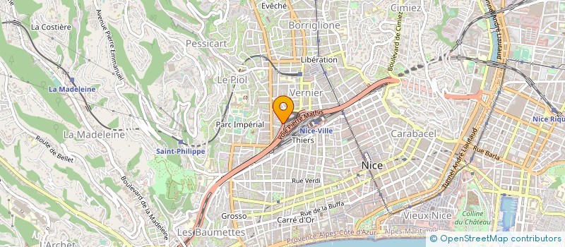 localisation de l'entreprise ALLIETTA ET FILS à NICE