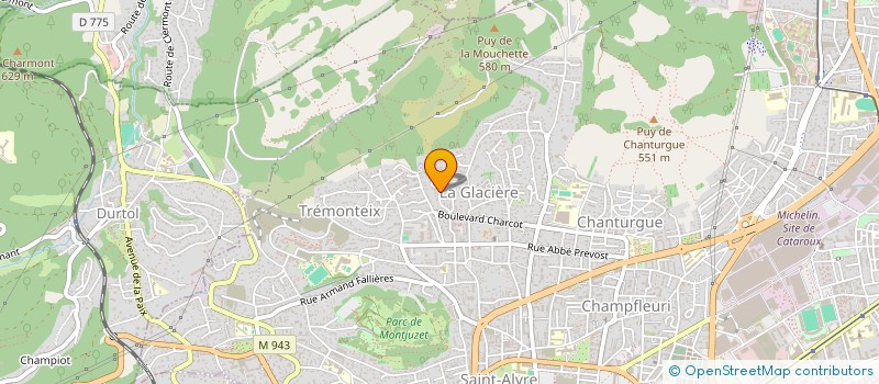 localisation de l'entreprise ALLIFAX  CLERMONT-FERRAND