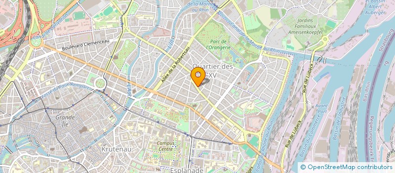 localisation de l'entreprise ALLIGATOR à STRASBOURG