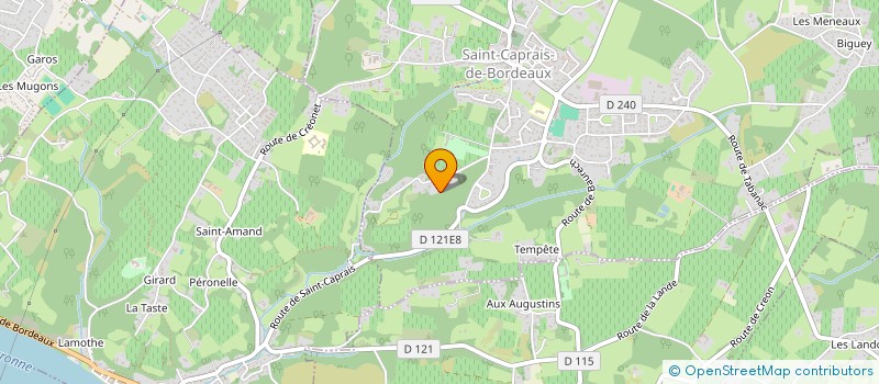 localisation de l'entreprise ALLIGATOR  SAINT-CAPRAIS-DE-BORDEAUX