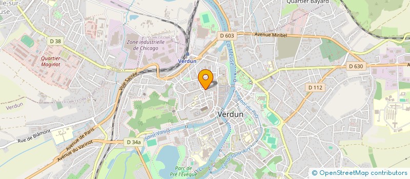 localisation de l'entreprise ALLIGATOR à VERDUN