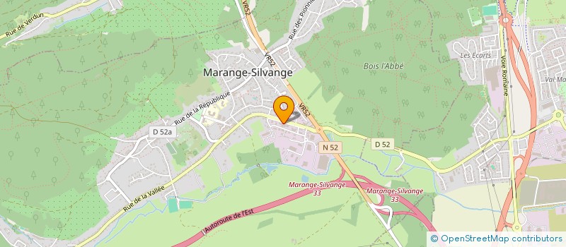 localisation de l'entreprise ALLIGATOR  MARANGE-SILVANGE