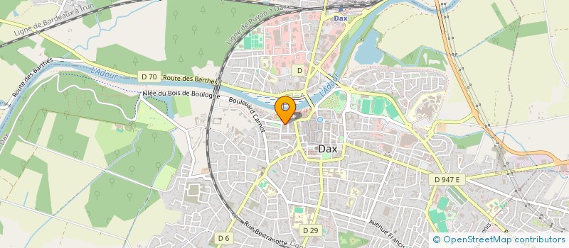 localisation de l'entreprise ALLIGATOR MEDICA  DAX