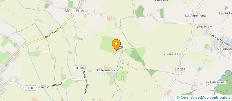 localisation de l'entreprise ALLIGATOR'S à MENIL ERREUX