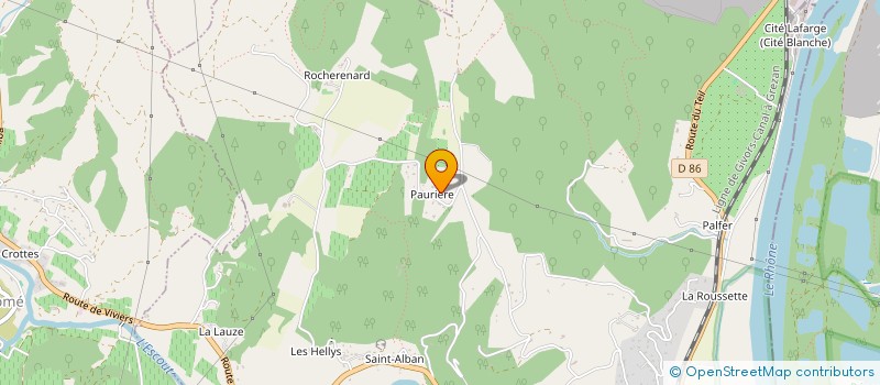 localisation de l'entreprise ALLIGIER TP à VIVIERS