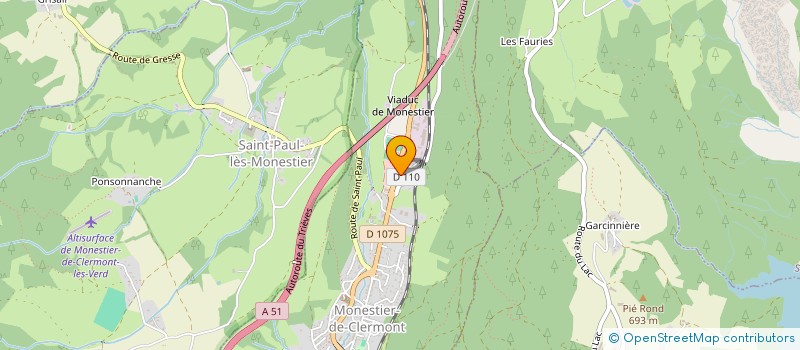 localisation de l'entreprise ALLIMAU à MONESTIER-DE-CLERMONT