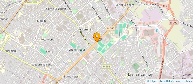 localisation de l'entreprise ALLIMEX FRANCE  ROUBAIX