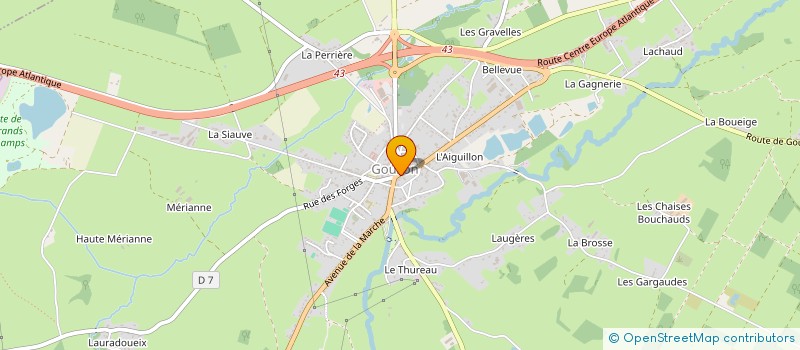 localisation de l'entreprise ALLIN MANCY IMMOBILIER à GOUZON
