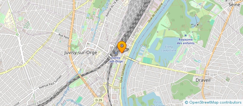 localisation de l'entreprise ALLINE à JUVISY-SUR-ORGE