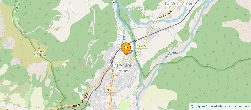 localisation de l'entreprise ALLIO  SAINT-ANDRE-LES-ALPES