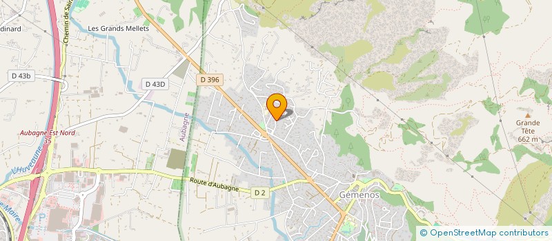 localisation de l'entreprise ALLIONE PERE ET FILS à GEMENOS