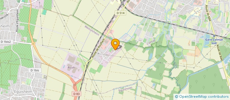 localisation de l'entreprise ALLIORA GROUP  WETTOLSHEIM