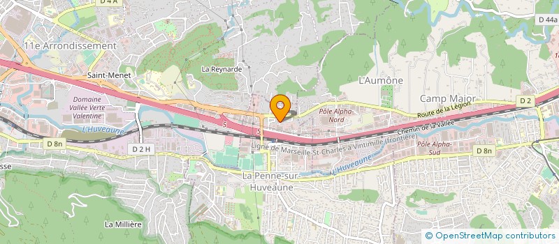 localisation de l'entreprise ALLIOS  LA PENNE-SUR-HUVEAUNE