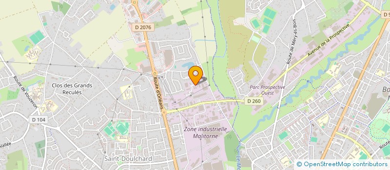 localisation de l'entreprise ALLIOZ  SAINT DOULCHARD